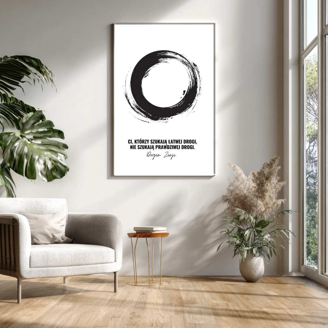 Plakat z cytatem Dogena Zenji