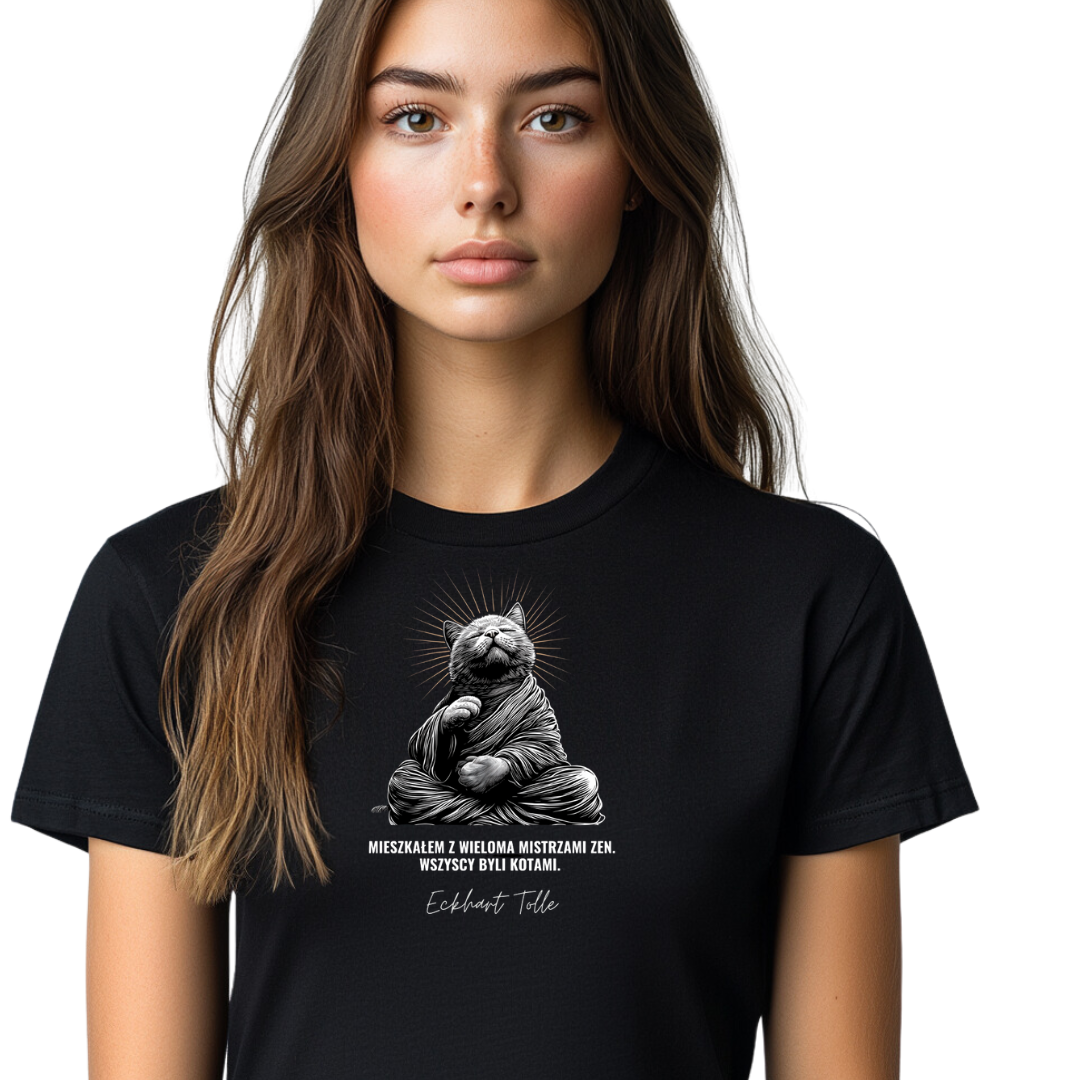 Koszulka z cytatem Eckharta Tolle