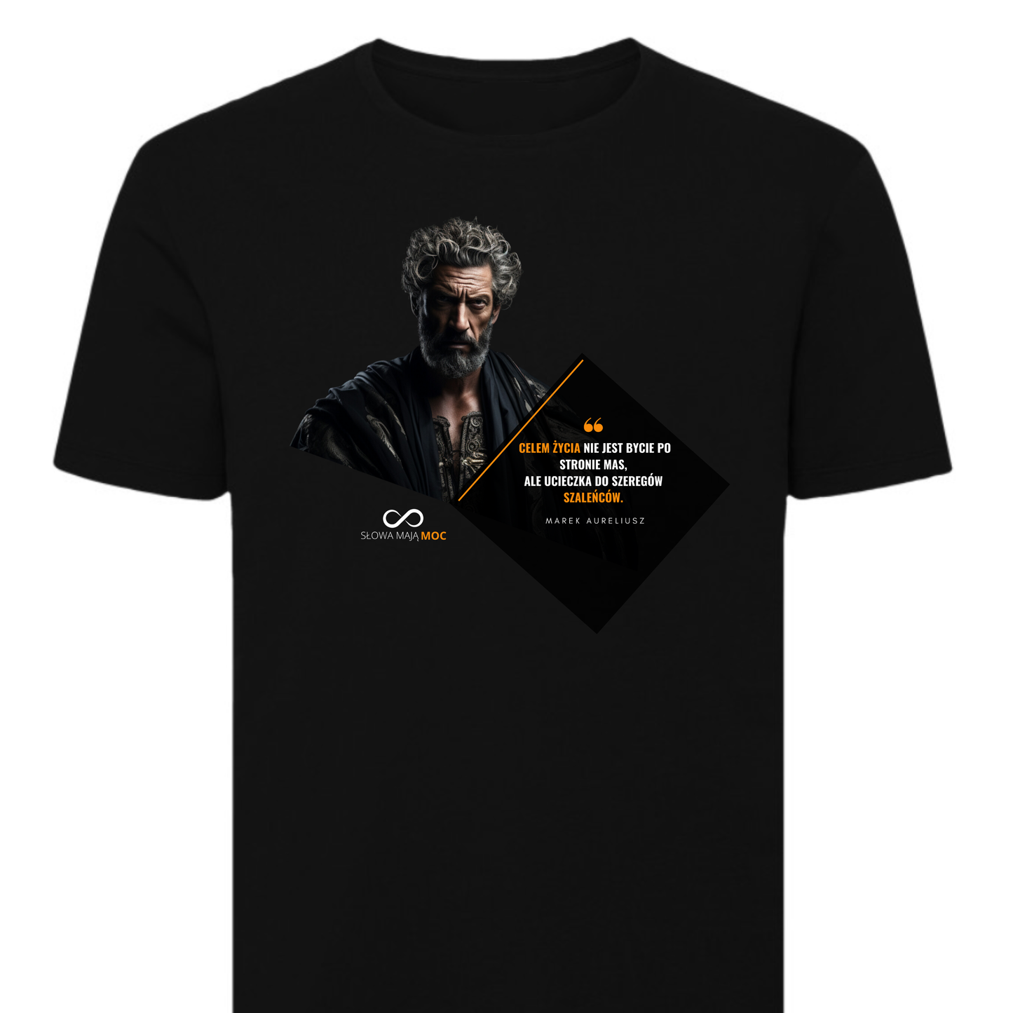 Koszulka z cytatem Marek Aureliusz wersja 2