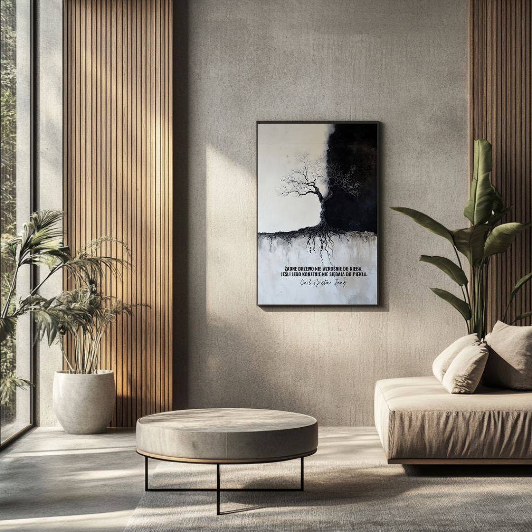 Plakat z cytatem Carla Junga