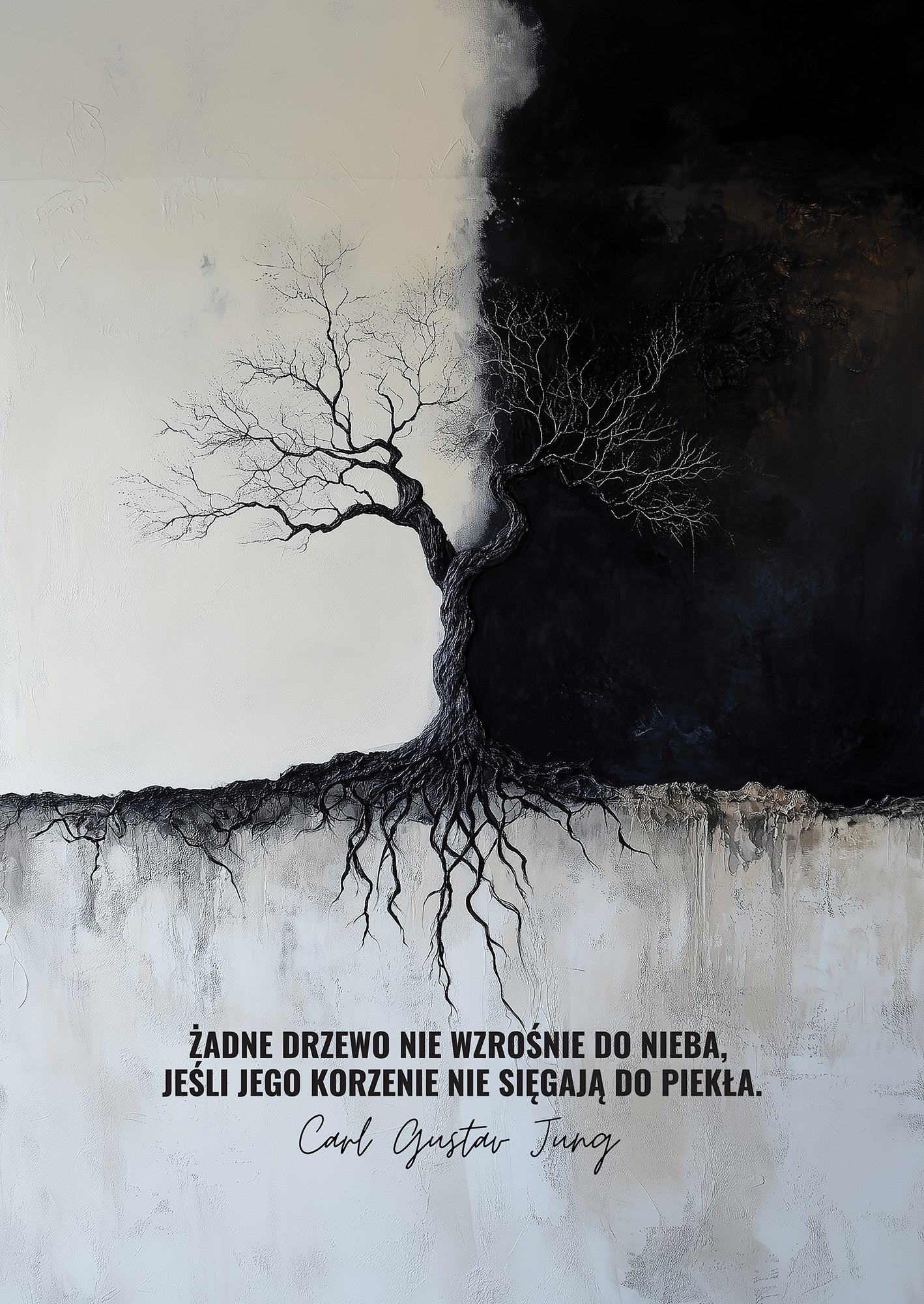 Plakat z cytatem Carla Junga