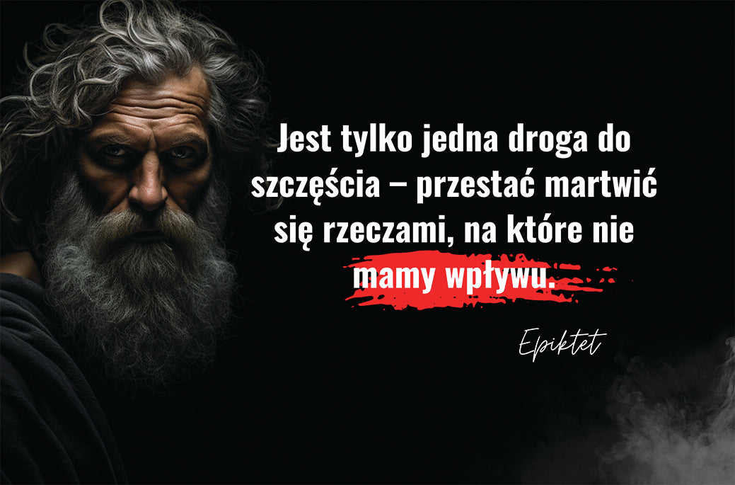 Magnes z cytatem Epikteta