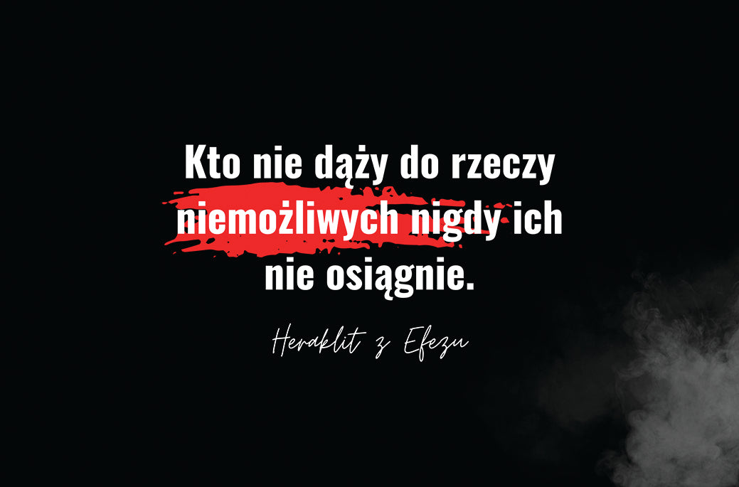 Magnes z cytatem Heraklita z Efezu