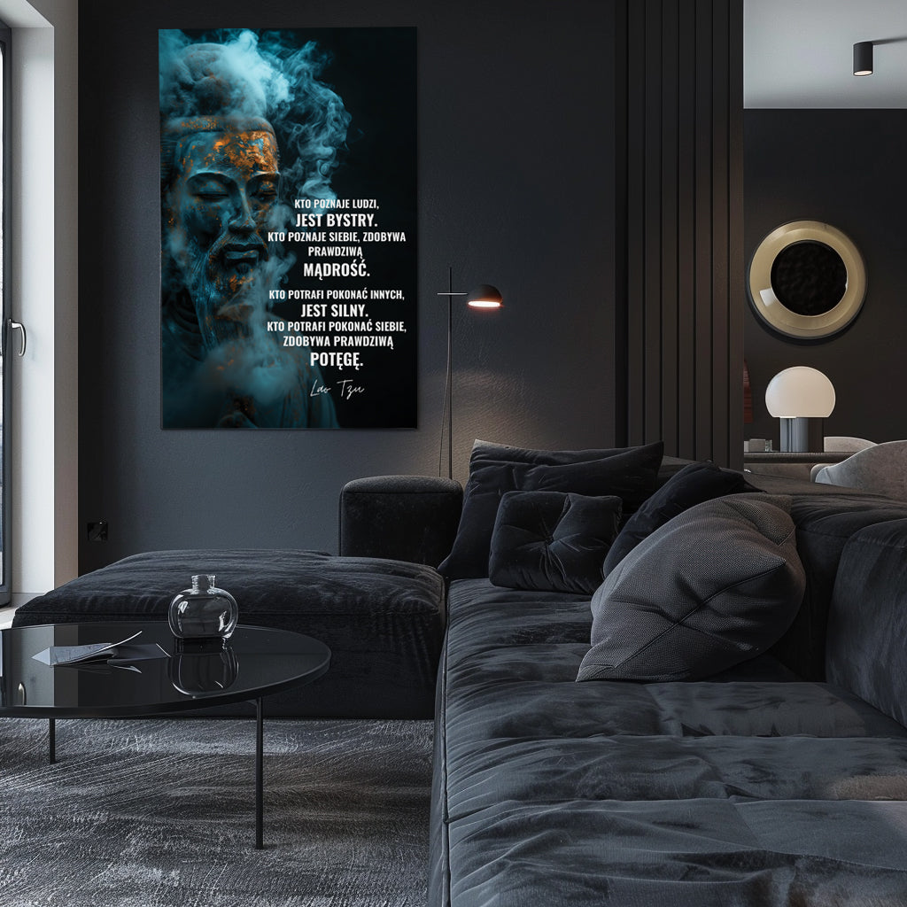 Plakat z cytatem Lao Tzu