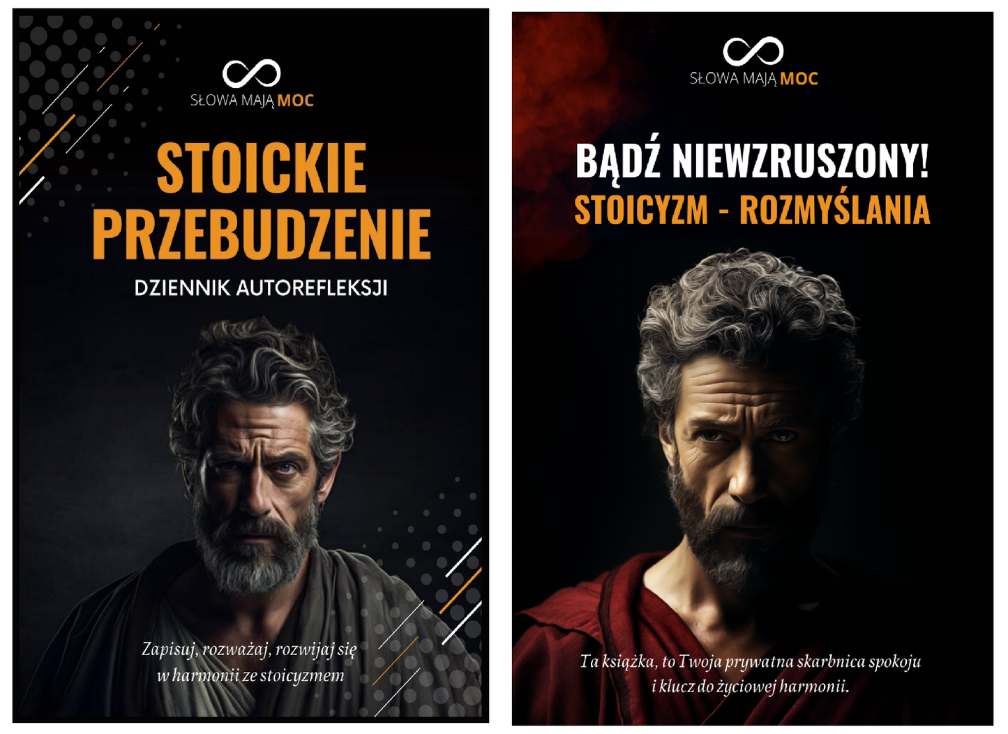 Zestaw: Książka "Bądź niewzruszony! Stoicyzm - Rozmyślania" + Dziennik "Stoickie Przebudzenie"